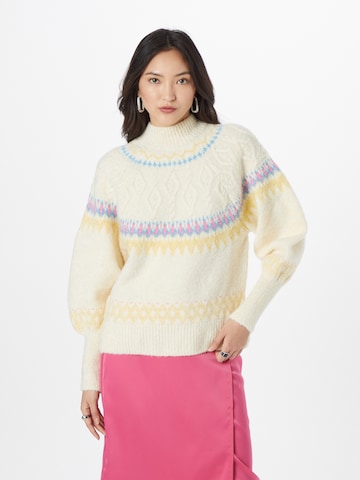River Island Sweter w kolorze beżowy: przód