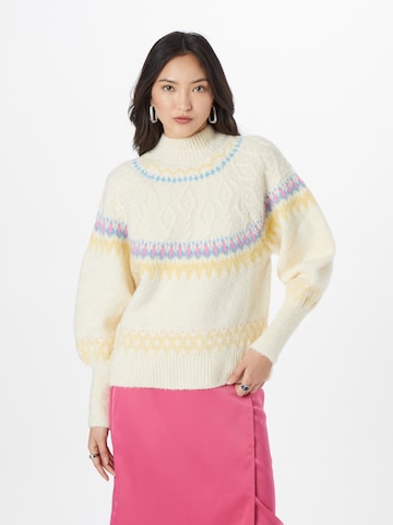 River Island - Pullover em bege: frente