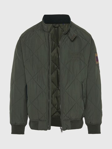 Veste mi-saison Funky Buddha en vert
