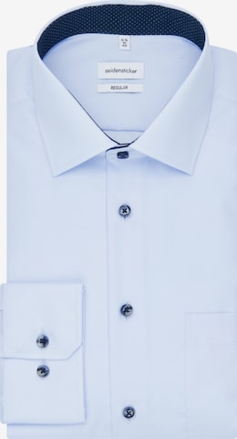 SEIDENSTICKER Regular fit Business Shirt ' Regular ' in Blue