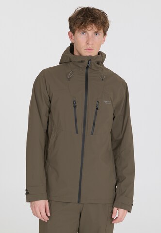 Weather Report Regenjacke 'Harbor' in Grau: Vorderseite