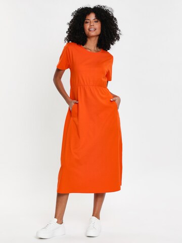 Robe d’été 'Danni' Threadbare en orange : devant