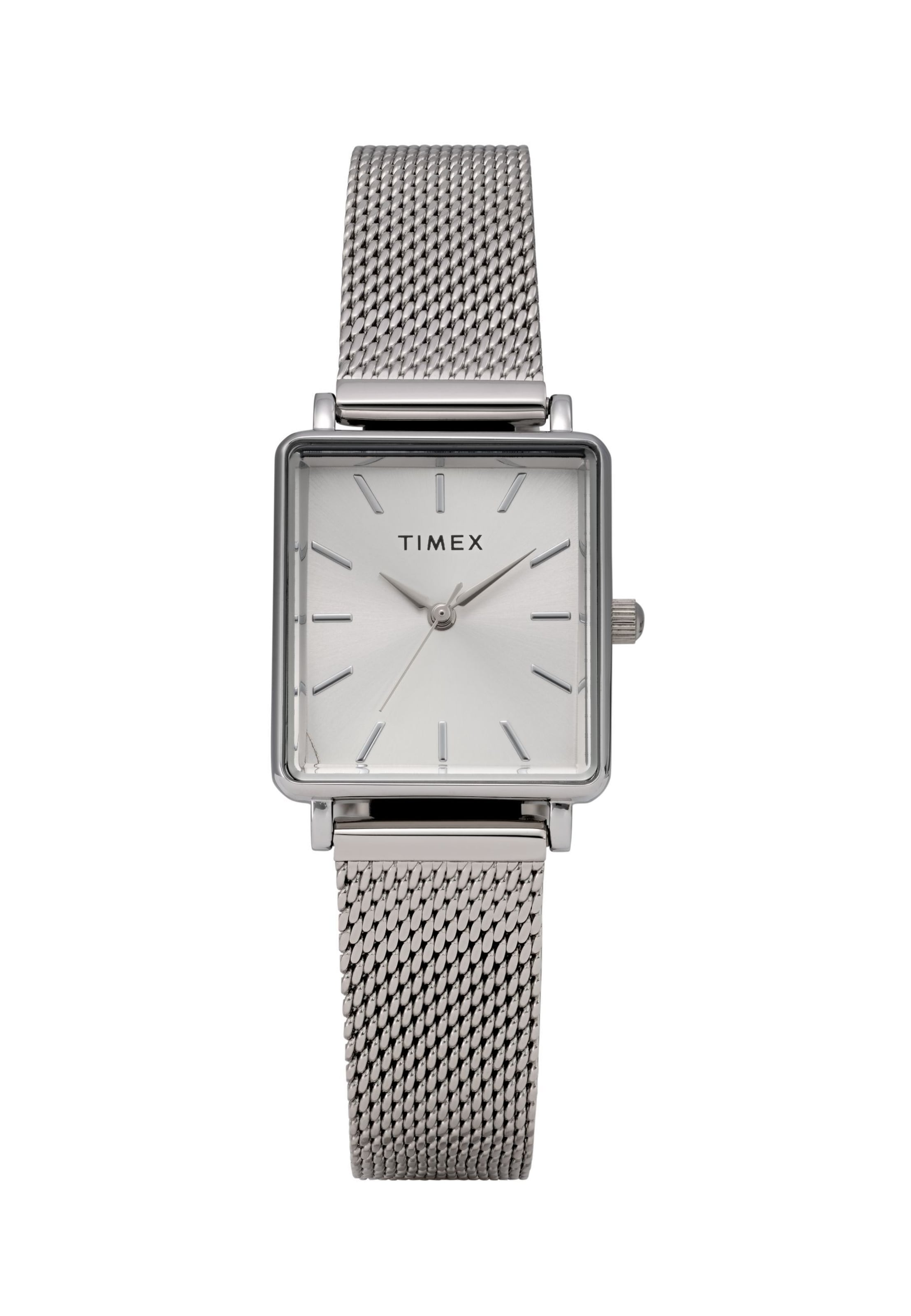 Montre à affichage analogique 'Transcend' TIMEX en argent : devant