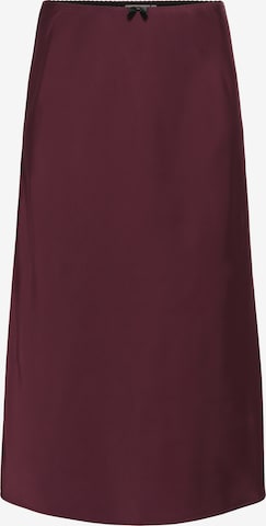 Jupe 'Hilla' KAFFE CURVE en rouge : devant