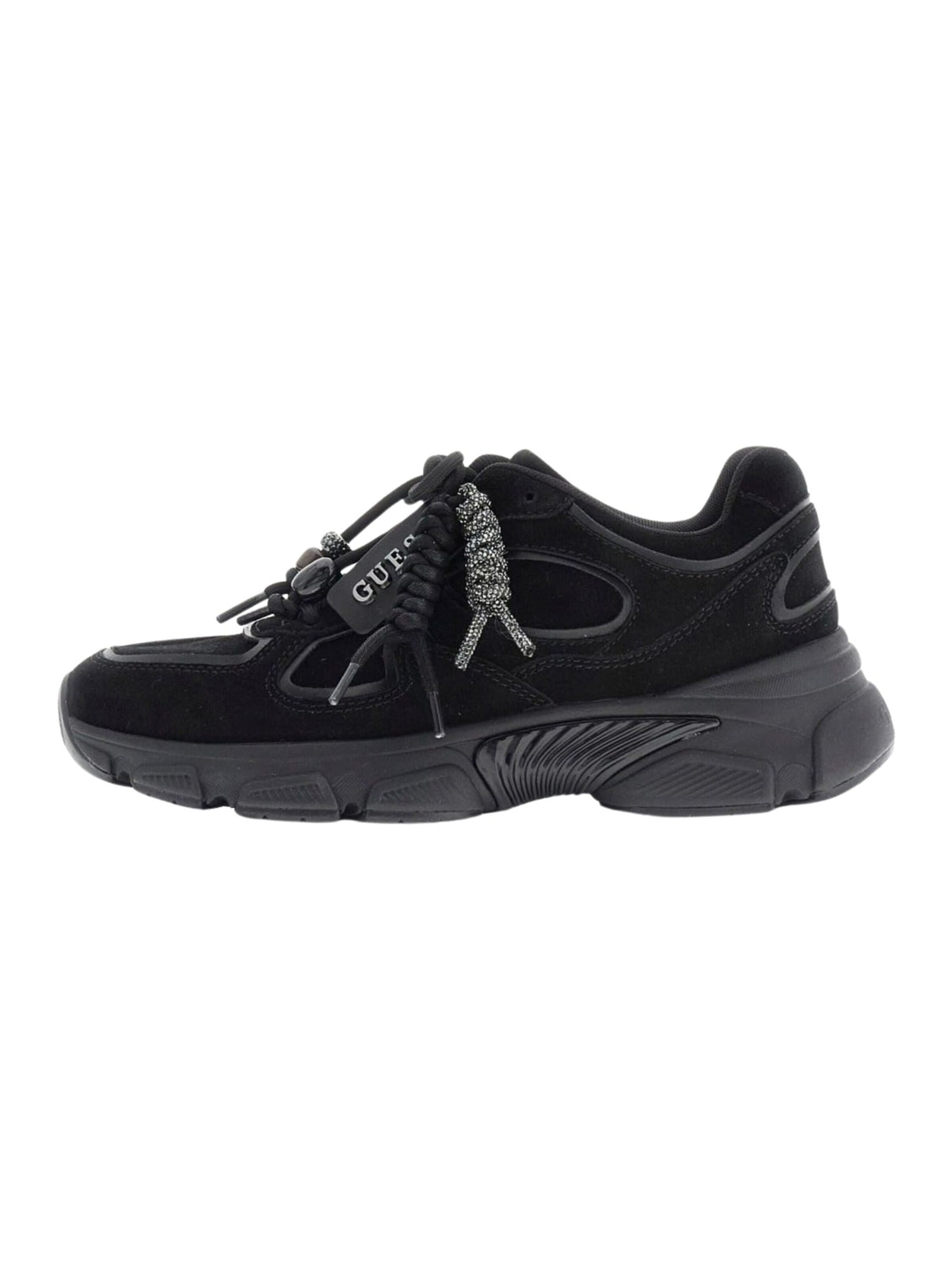 Sneaker bassa di GUESS in nero: frontale