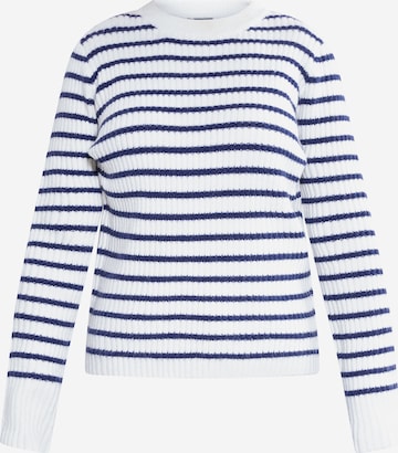 DreiMaster Maritim Sweater in White: front