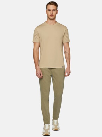 Boggi Milano Regular Trousers with creases in Green