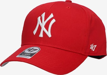 47 Hoed '47 Brand MLB New York Yankees Kids Cap' in Rood: voorkant