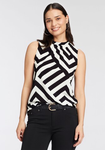 LAURA SCOTT Blouse in Black: front