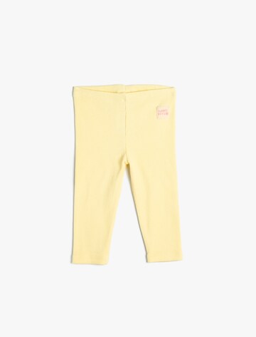 Koton Skinny Leggings in Yellow: front