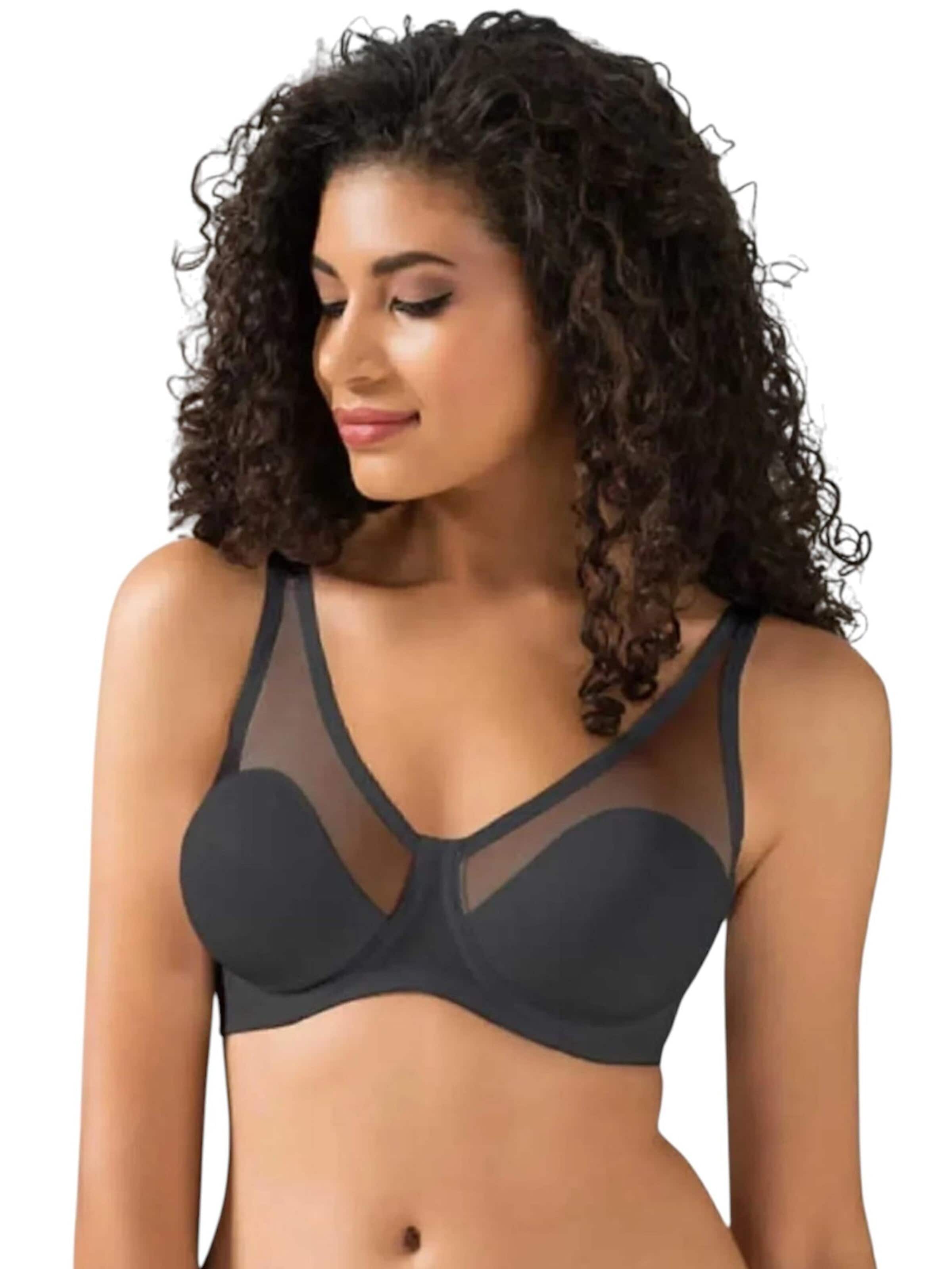 Minimizer Reggiseno 'Aurora' di fashionshowcase in nero