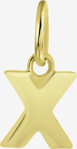 Lucardi Pendant in Gold: front