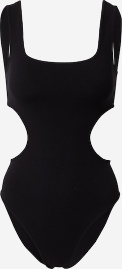 WEEKDAY Shirt body 'Liria' in de kleur Zwart, Productweergave