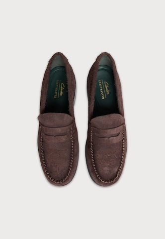 CLARKS - Zapatillas 'CraftJames Lo' en marrón: arriba