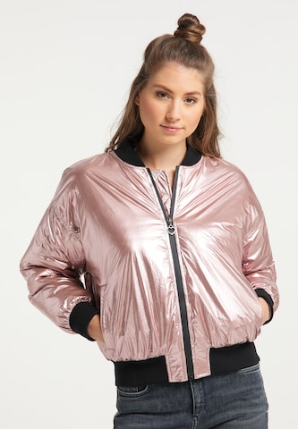 MYMO Between-Season Jacket in Pink: front