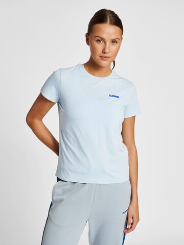 Hummel Shirt 'Kristy' in Blauw: voorkant