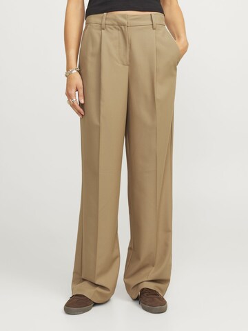 JJXX Wide leg Pantalon 'ELLIS' in Bruin: voorkant