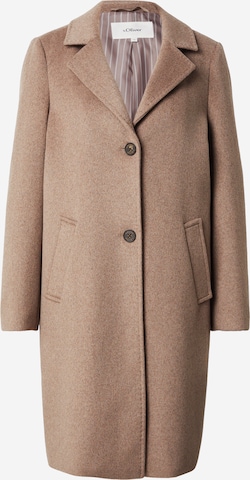 Cappotto di mezza stagione di s.Oliver in marrone: frontale