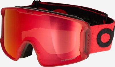 OAKLEY Sportsonnenbrille in grau / rot / schwarz, Produktansicht