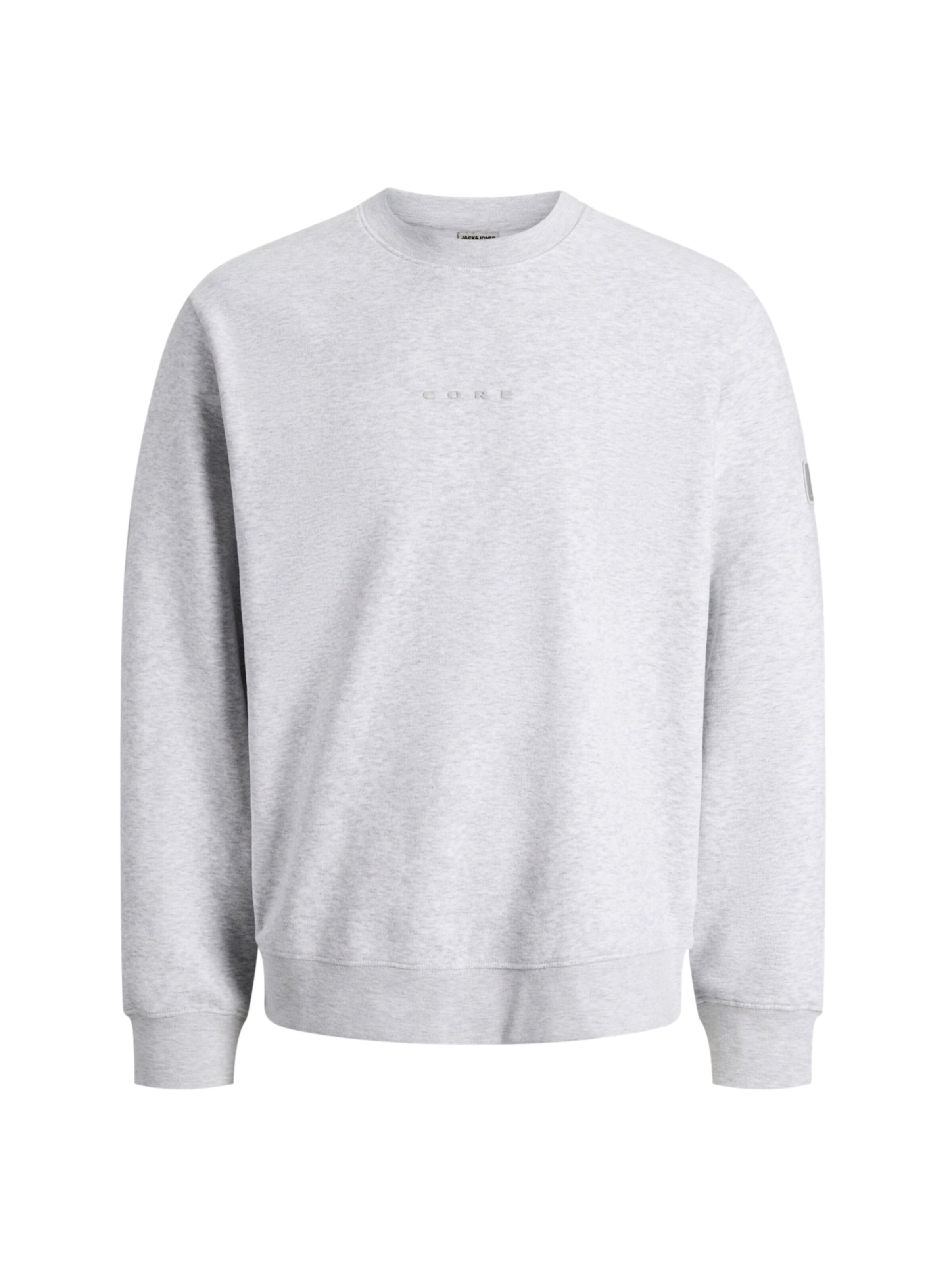 JACK & JONESSweater majica 'Point' - bijela boja: prednji dio