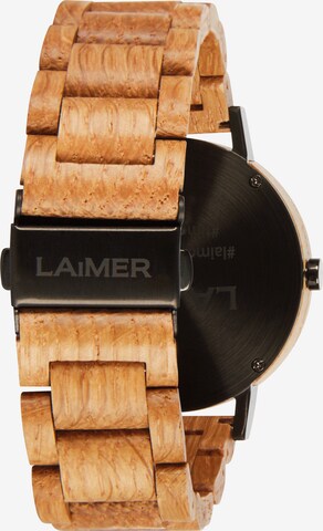 LAiMER Analog Watch 'Liam' in Brown