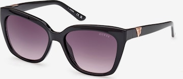 Ochelari de soare de la GUESS pe negru: față