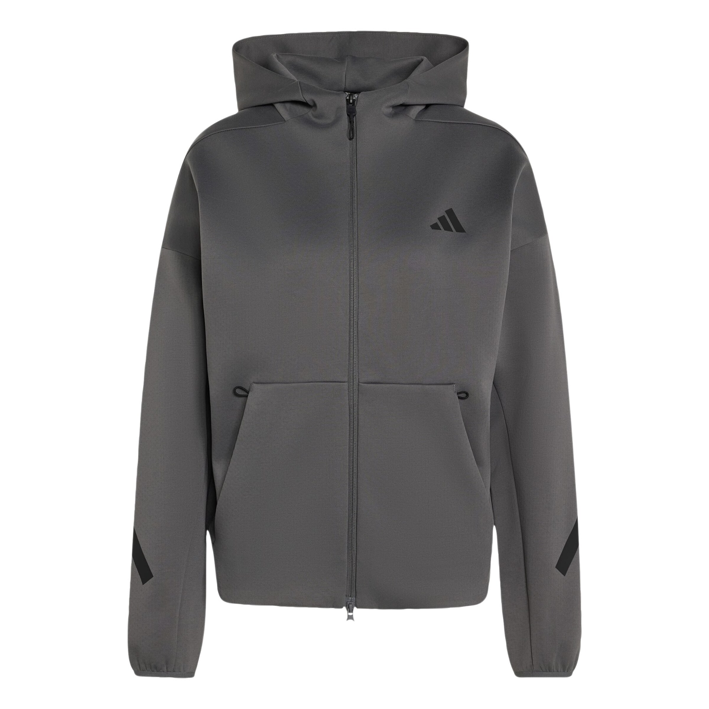 ADIDAS SPORTSWEAR Sportief sweatvest 'Z.N.E.' in Grijs: voorkant