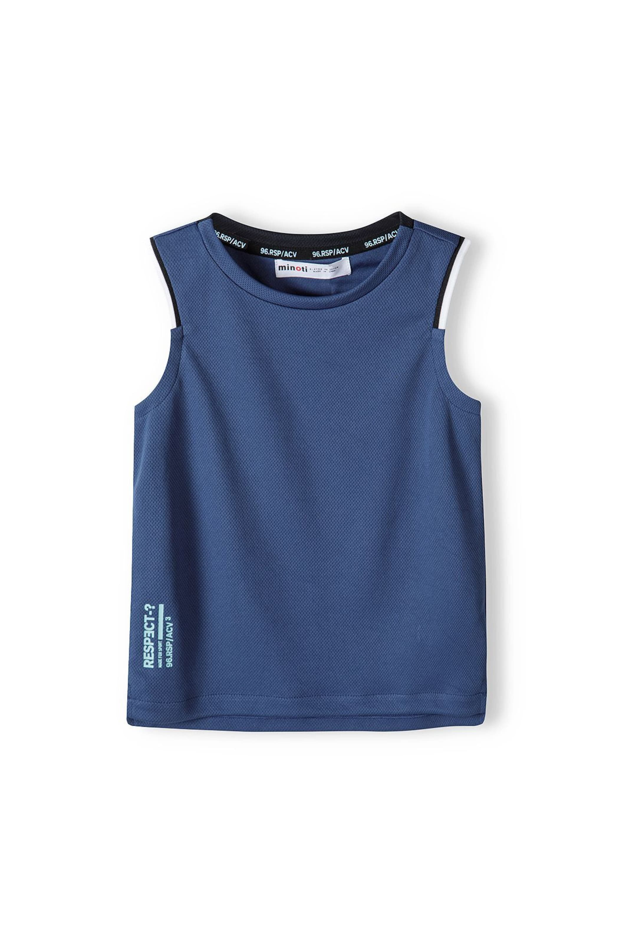 MINOTI Funkční tričko – modrá: přední strana