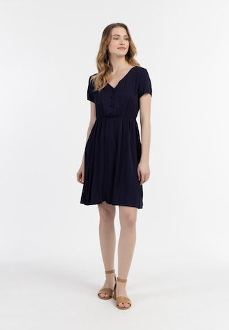 usha BLUE LABEL Zomerjurk in Blauw