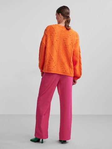 PIECES Sweter 'Donsi' w kolorze pomarańczowy