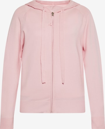 usha BLUE LABEL Sweatvest 'BLUE LABEL' in Roze: voorkant