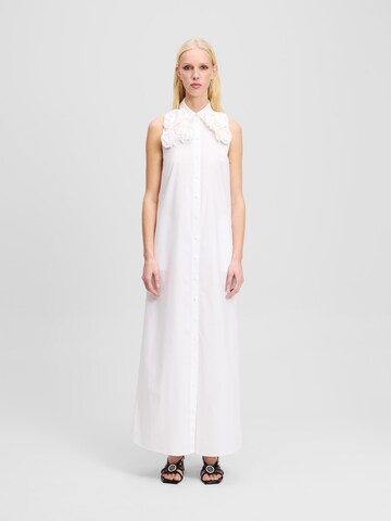 Robe Karl Lagerfeld en blanc : devant