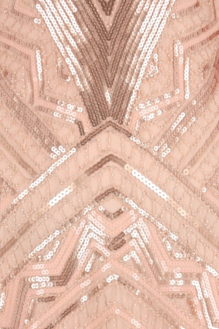 Robe de cocktail NAEMI en beige