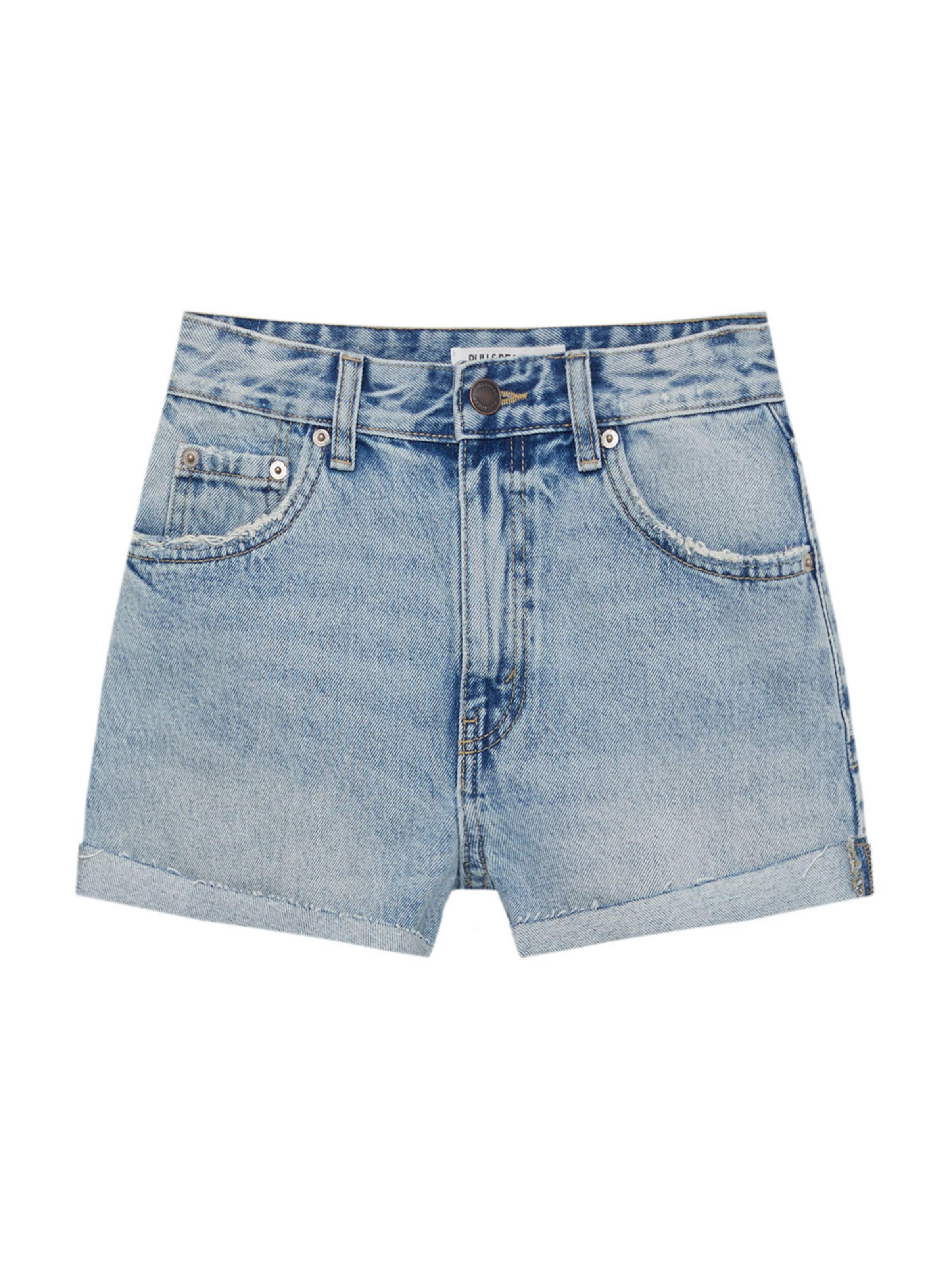 Pull&Bear Jeans in Blauw: voorkant