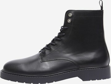 SELECTED HOMME Schnürboots 'TIM' in Schwarz