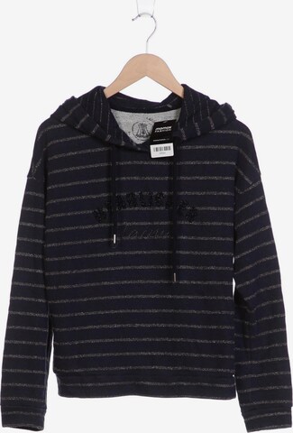Herrlicher Sweatshirt & Zip-Up Hoodie in XL in Blue: front