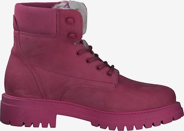 TAMARIS Lace-up bootie in Pink