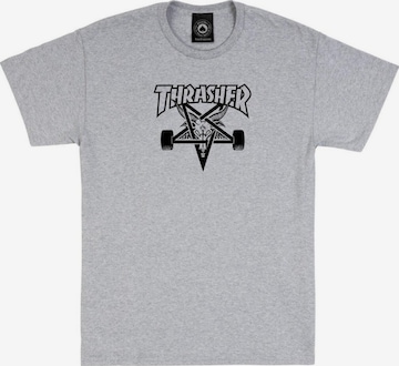 THRASHER Koszulka 'SKATEGOAT T-SHIRT' w kolorze szary: przód