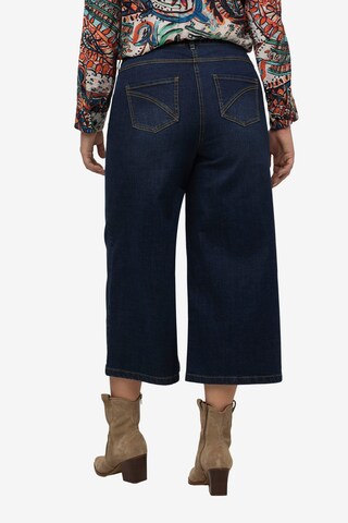 Ulla Popken Wide Leg Jeans in Blau