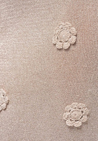 Ombre Avondjurk in Beige