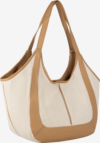 DreiMaster Maritim Shopper in Beige