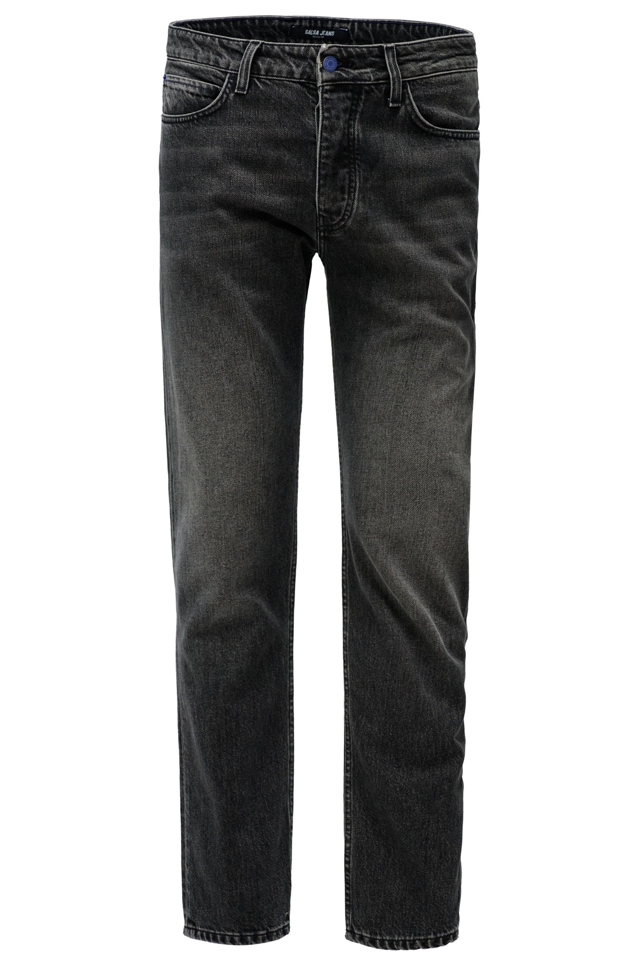 Salsa Jeans Slimfit Jeans in Zwart: voorkant