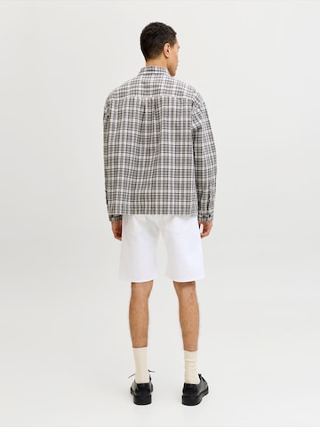 JACK & JONES Regularen Kavbojke 'JJIRICK JJORIGINAL' | bela barva