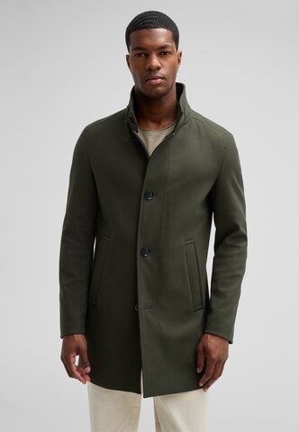 STRELLSON Between-seasons coat ' Finchley ' in Green: front