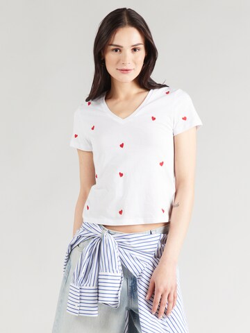 Maglietta 'Mina' di ABOUT YOU in bianco: frontale