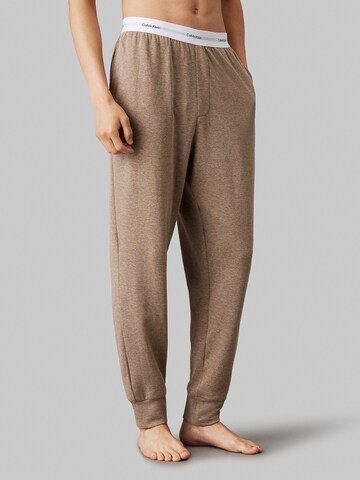 Calvin Klein Underwear Regular Pyjamahose in Beige