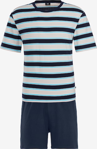 mėlyna H.I.S Trumpa pižama: priekis