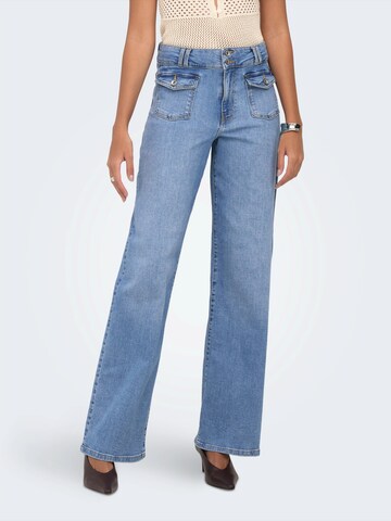 ONLY Wide leg Τζιν 'ONLHOPE' σε μπλε: μπροστά