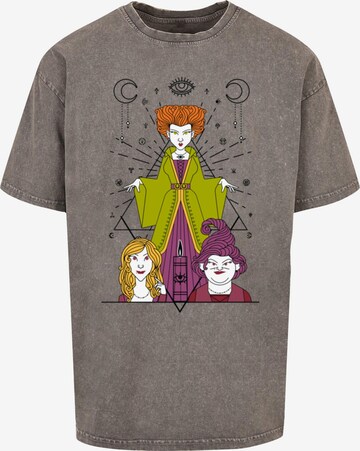 ABSOLUTE CULT Shirt 'Disney Hocus Pocus - Candle' in Grey: front