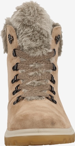 Legero Lace-Up Ankle Boots 'Monta' in Beige